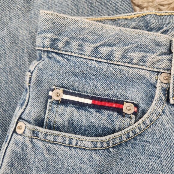 Tommy Hilfiger Tommy Jeans Vintage 1990s Straight Leg Mom Jeans Size 13 - Picture 5 of 10